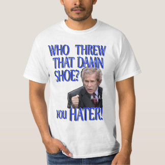 Bush skor den kastade roliga busket-skjortan för t-shirt