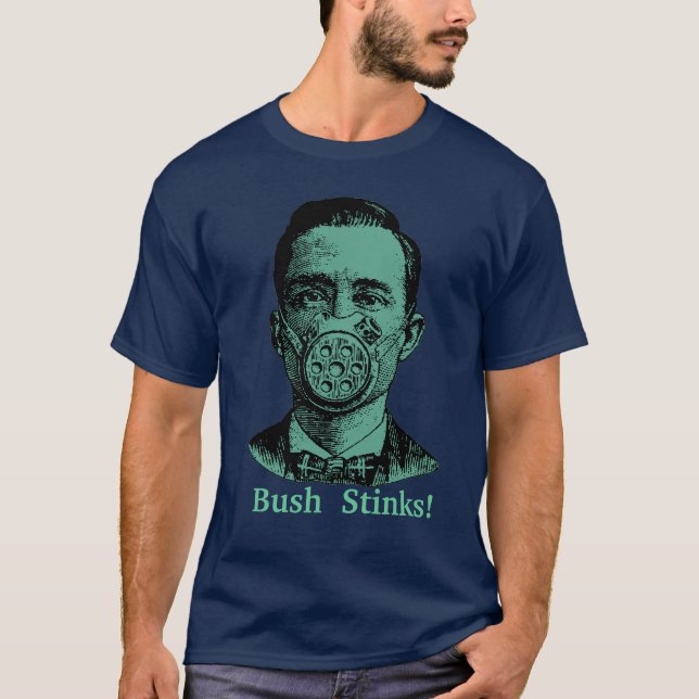 Bush stankar! t-shirt (Framsida)