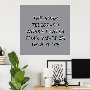 Bush Telegraph Poster