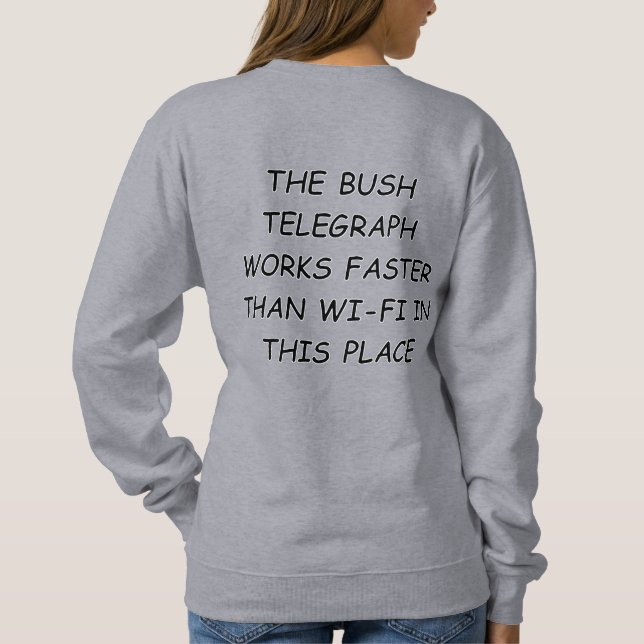 Bush Telegraph T Shirt (Baksida)