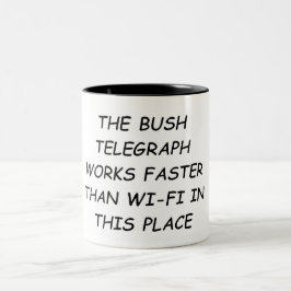 Bush Telegraph Två-Tonad Mugg