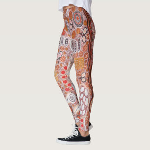 Bush Tucker Aboriginallådor Leggings