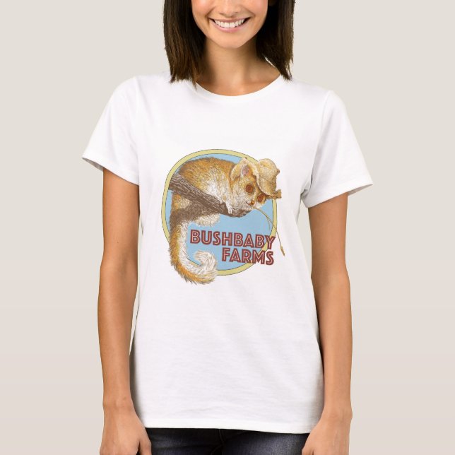 Bushbaby-gårdar T Shirt (Framsida)