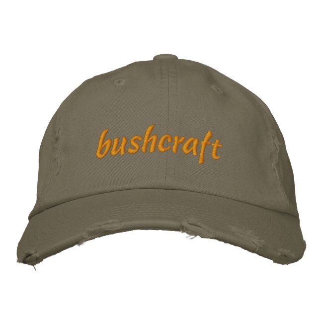 Bushcraft cap broderad keps (Framsida)