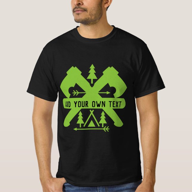 Bushcraft Efterlevande validerar T-Shirt (Framsida)