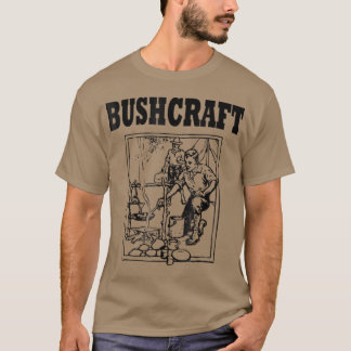 Bushcraft för manar Camping Wilderness Survival T Shirt