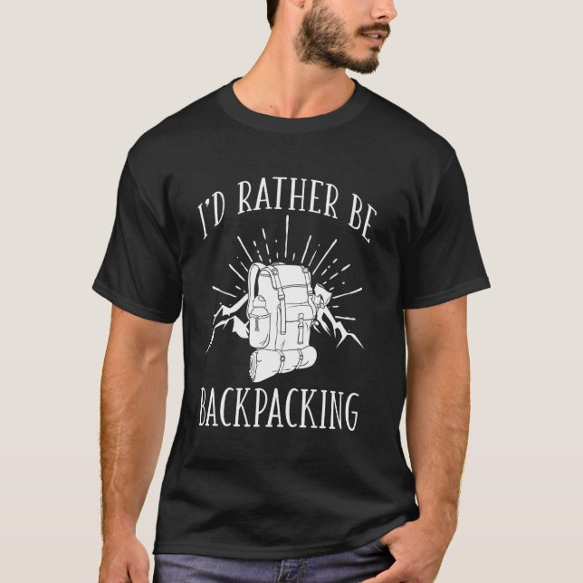 Bushcraft för ompackning av äldre ryggsäckar t shirt (Framsida)