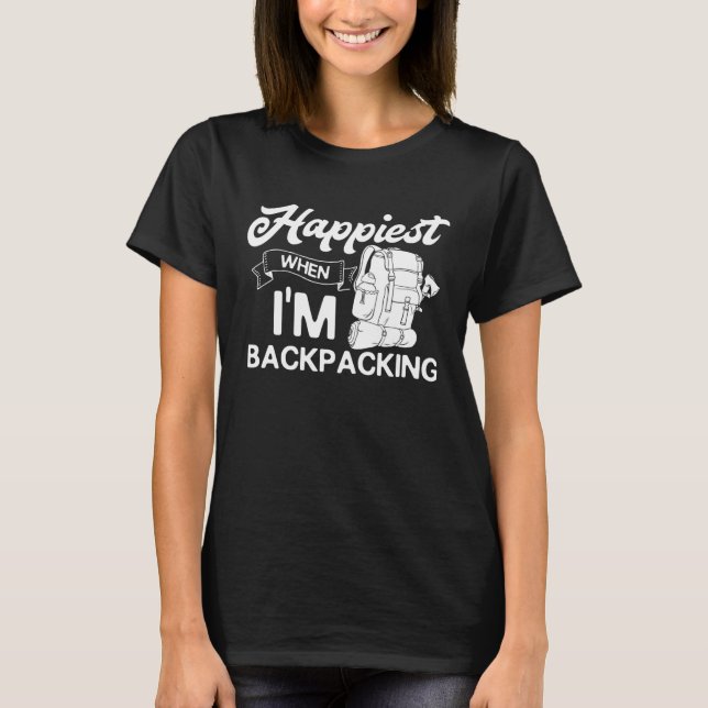 Bushcraft för ompackning av äldre ryggsäckar t shirt (Framsida)