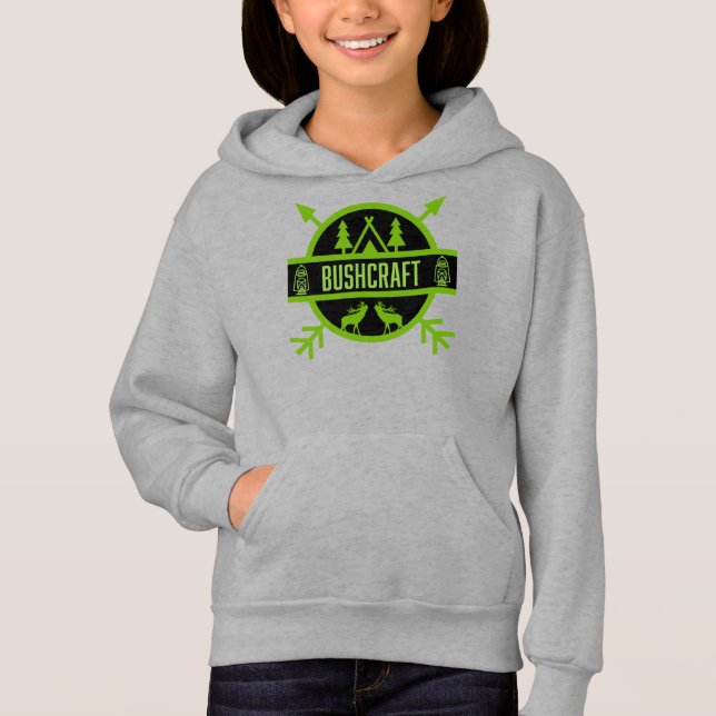 Bushcraft Nature Survivalists T Shirt (Framsida)