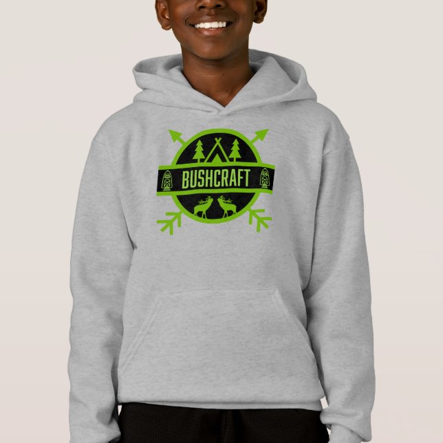 Bushcraft Nature Survivalists T Shirt (Framsida)