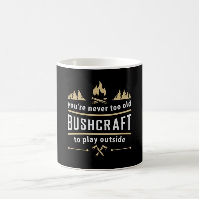 Bushcraft Outdoor Apocalypse Survival Funny Gift Kaffemugg (Center)