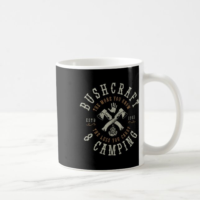 Bushcraft Outdoor Survival Camper Bushcrafter Camp Kaffemugg (Höger)