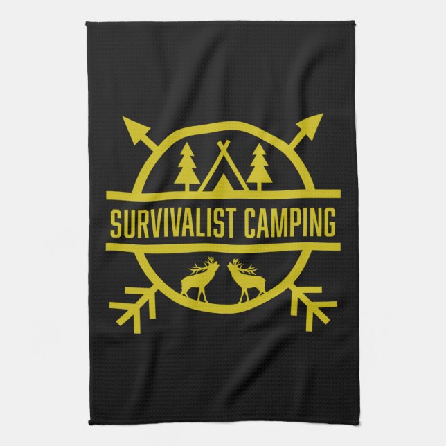 Bushcraft Outdoor Survivalist Kökshandduk (Vertikal)