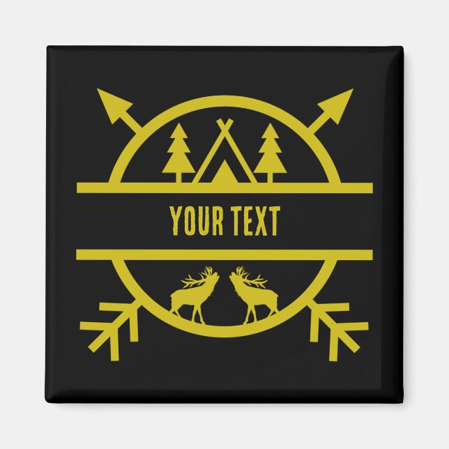 Bushcraft Outdoor Survivalist Magnet (Framsidan)