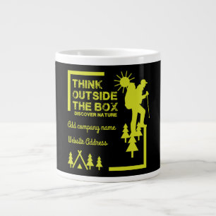 Bushcraft-utbildning och Tour Company Promotion Jumbo Mugg
