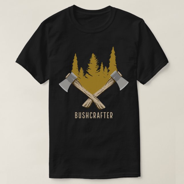 Bushcrafter 1 t shirt (Design framsida)