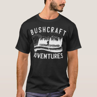 Bushcrafter äventyr Överlevnad Uteliv Camping roli T Shirt