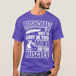Bushcrafter Social Avstånd expert Bushcraiting T Shirt