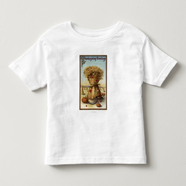 Bushel av hö och scythen tee shirt (Framsida)