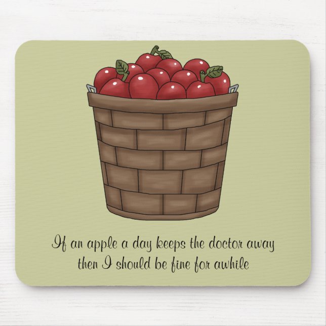 Bushel of Apples Mousepad Musmatta (Framsidan)