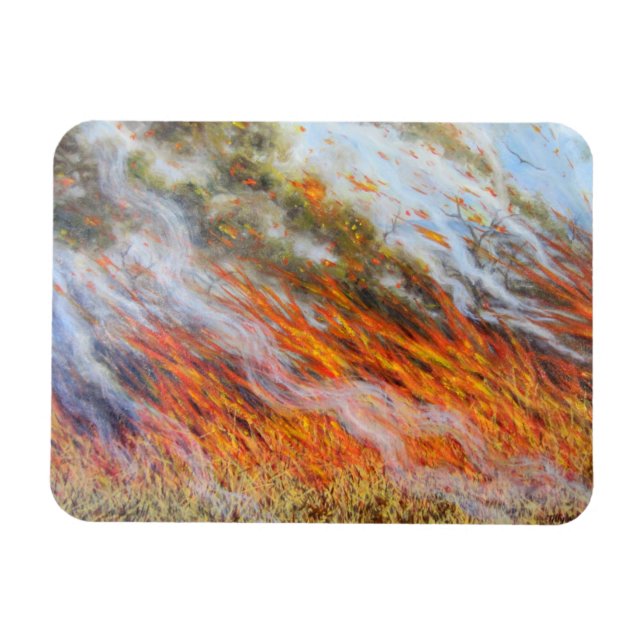 Bushfire Inferno 2014 Magnet (Horisontell)