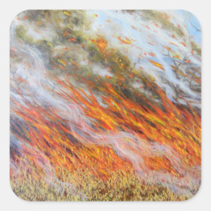 BushfireInferno 2014 Fyrkantigt Klistermärke