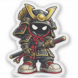 Bushi Do Maskot Klistermärke Klistermärken