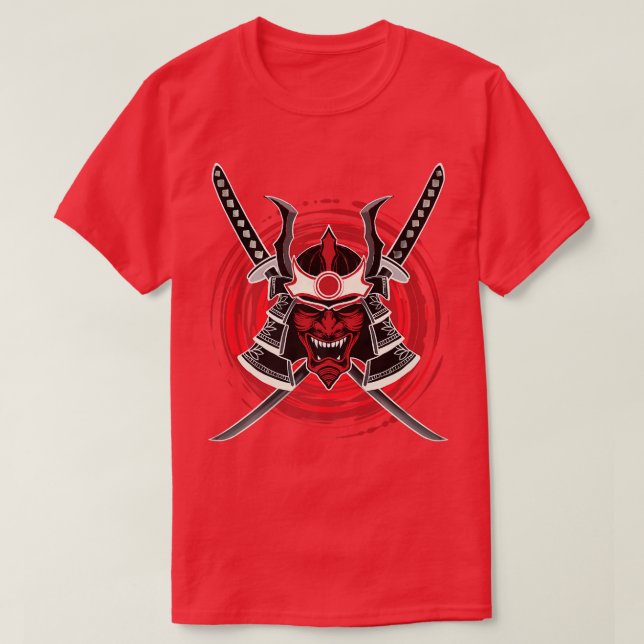 Bushido Code Samurai Japan 196 T Shirt (Design framsida)