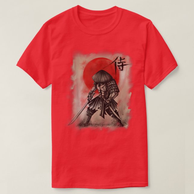 Bushido Code Samurai Japan 198 T Shirt (Design framsida)