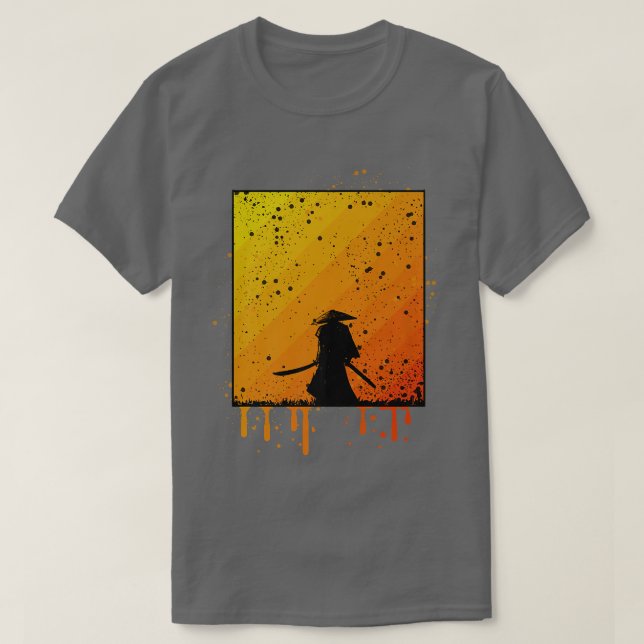 Bushido Code Samurai Japan T Shirt (Design framsida)