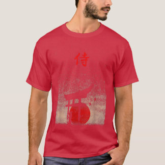 Bushido Code Samurai Japanese Warrior Kanji T Shirt