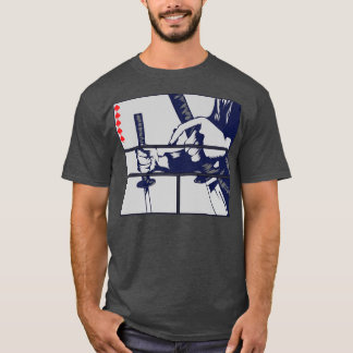 Bushido Code Samurai japansk Warrior Kanji Swords T Shirt