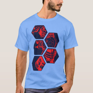Bushido Code Samurai japansk Warrior Kanji T Shirt