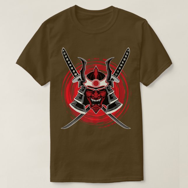 Bushido Code Samurai Katana Premium T-Shirt Copy C (Design framsida)