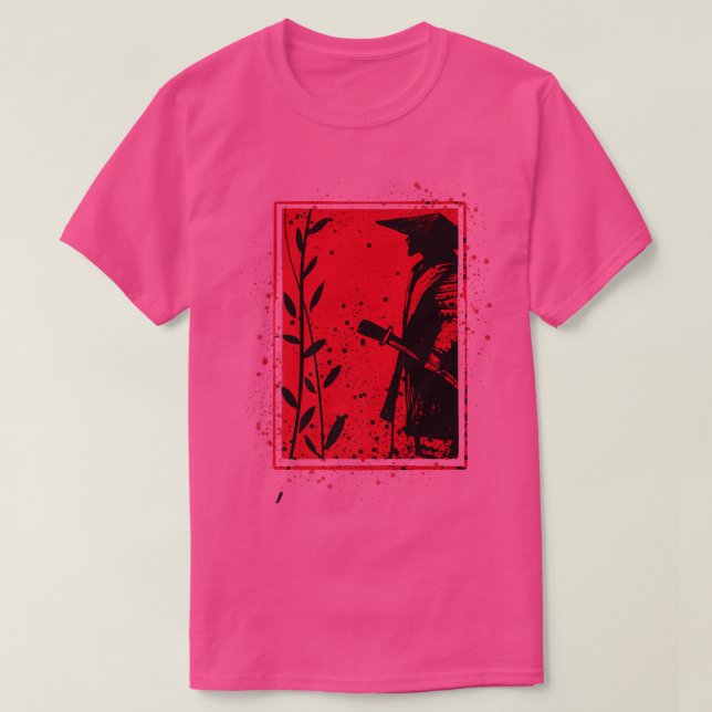 Bushido Code Samurai Katana  T Shirt (Design framsida)