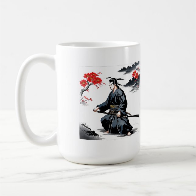 Bushido Code Samurai mästerverk Kaffemugg (Vänster)