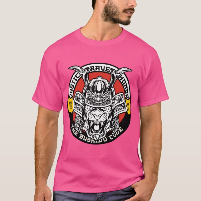 Bushido-koden Samurai T Shirt (Framsida)