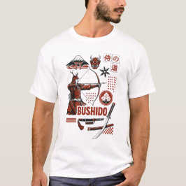 Bushido – Samurai Archer Japanese Warrior Art T Shirt