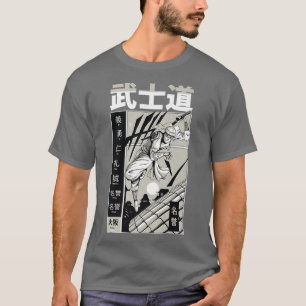 Bushido Samurai Japanska Aesthetic swordsmen Manga T Shirt