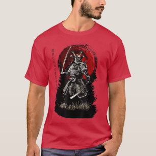 Bushido Samurai Japanska Warrior T Shirt