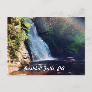 Bushkill Falls, PA-vykort Vykort
