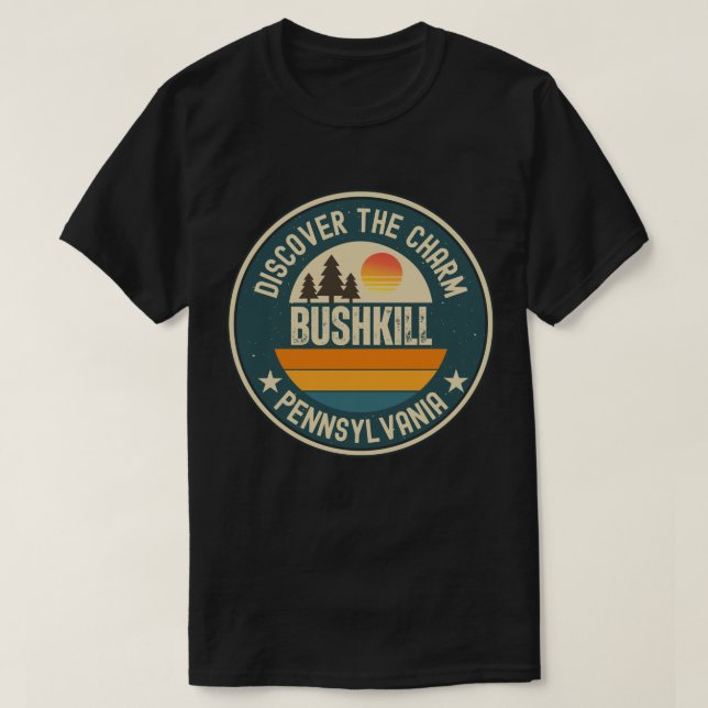 Bushkill, Pennsylvania T Shirt (Design framsida)