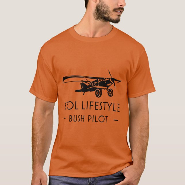 Bushpilot T Shirt (Framsida)