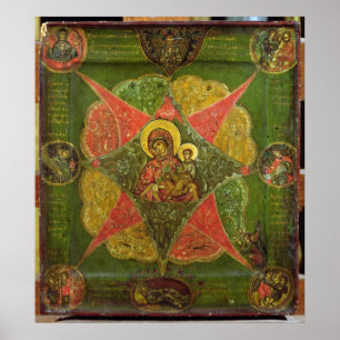 Bushs jungfru, från Athosberget Poster