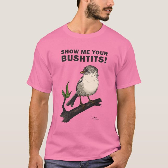 Bushtit T Shirt (Framsida)