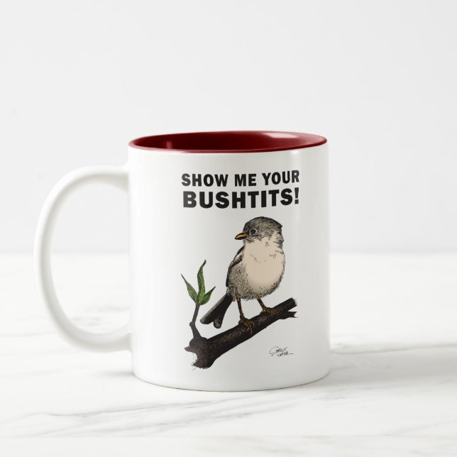 Bushtit Två-Tonad Mugg (Vänster)