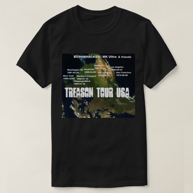 Bushwhacked USA T Shirt (Design framsida)