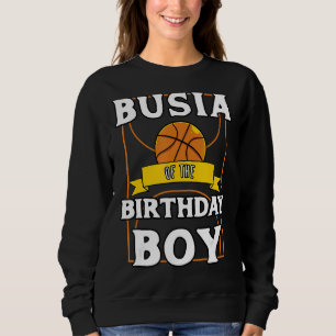 Busia of the Birthday Baller Basketball Bday Party T Shirt