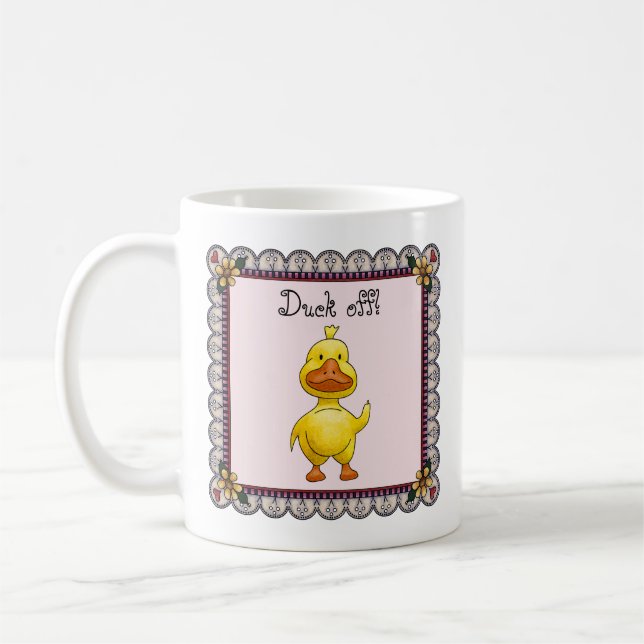 Busig Anka Kaffemugg (Vänster)