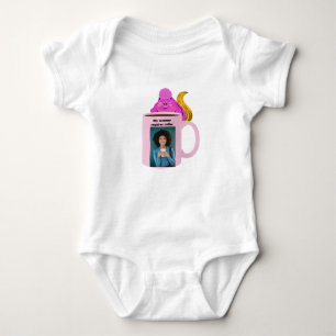 Busig Ekorre #130 Baby Kaffe T Shirt